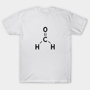 Mortician formaldehyde chemical formula T-Shirt